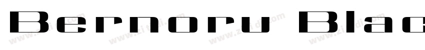 Bernoru Black Ultra字体转换
